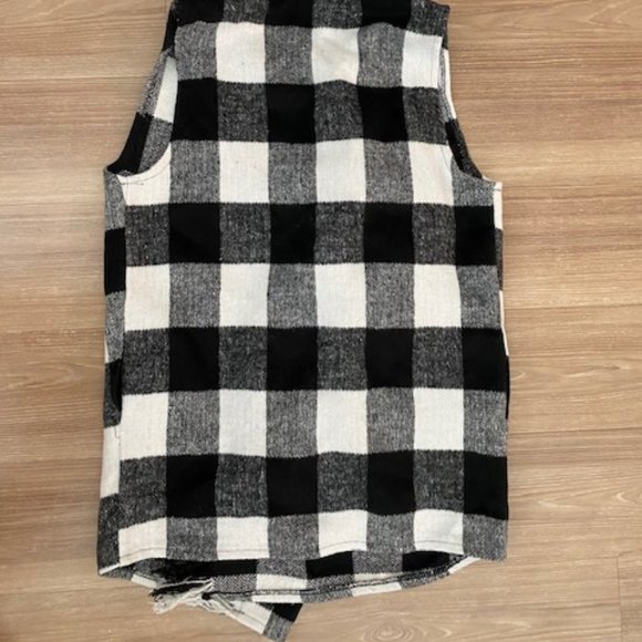 FAVLUX FASHION WOMEN'S CHECKERED HOODED SHAWL - Picture 4 of 4